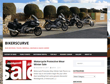 Tablet Screenshot of bikerscurve.com